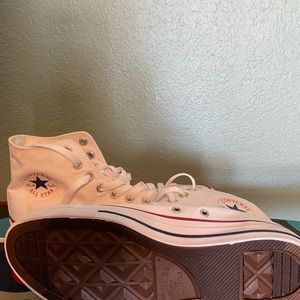 WHITE CONVERSE HIGH TOPS